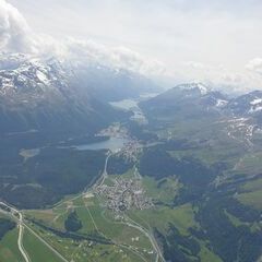 Verortung via Georeferenzierung der Kamera: Aufgenommen in der Nähe von Maloja, Schweiz in 3700 Meter